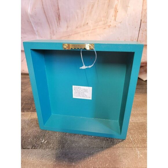 Wooden welcome turkey blue Decor figure Thanksgiving - Picture 3 of 4